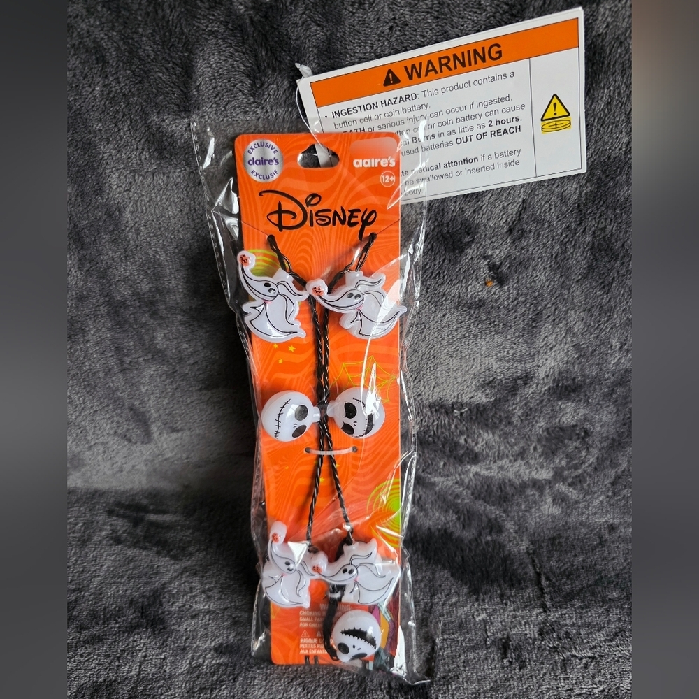 New Nightmare Before Christmas LightUp Led Necklace Zero Jack Skellington Disney